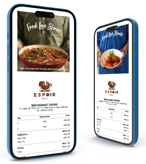two phones showing the keepr mobile app